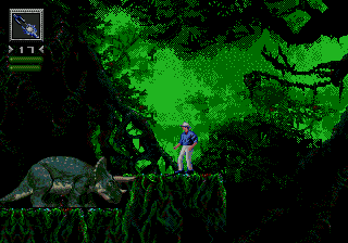 Jurassic Park (Europe) In game screenshot